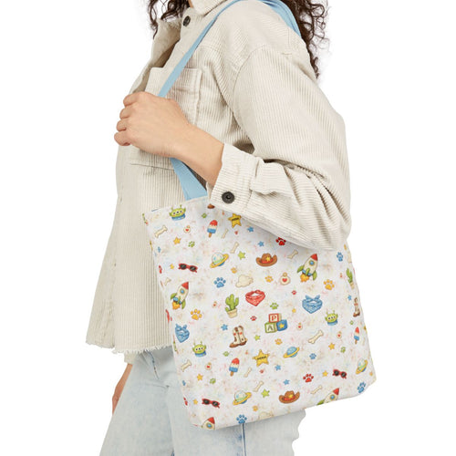 Canvas Tote Bag, ToyBox 🧸 Memories 🩵